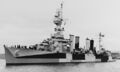 Легкий крейсер USS Richmond в камуфляже Ms-32/3d. Пьюджет-Саунд, 24 июня 1944 г.