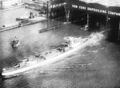 Спуск на воду крейсера USS Salt Lake City в 1929 г.