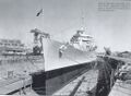 USS San Francisco в сухом доке на верфи Mare Island - апрель 1934 г