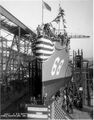 Строительство USS Shaw на верфи Мар Айленд