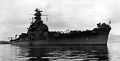 Линкор USS South Dakota на якоре в Хвал-фьорде, 24 июнь 1943 г.
