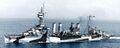 Легкий крейсер USS Trenton в камуфляже Ms-33/2F, 14 июля 1944 г.