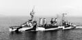 Легкий крейсер USS Trenton в Панамском заливе, 14 июля 1944 г.