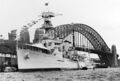 Легкий крейсер USS Trenton в Сиднее, февраль 1938 г.