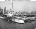 USS Whipple в Филадельфии (третий слева)