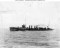 USS Wilkes на ходовых испытаниях, 1916 год