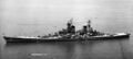 Линкор USS Wisconsin на Международном параде. Норфолк, 12 июня 1957 г.