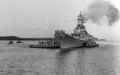 Линкор USS Wisconsin. Гуам, 5 апреля 1952 г.