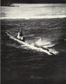 USS Harder (SS-257) у побережья Волеаи во время поисково-спасательной операции