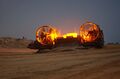 LCAC готовится покинуть берег, 23 января 2002 (операция «Несокрушимая свобода»), (фото Джонни Бивера).