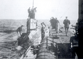 U-35 и лодка типа UB-I встретились в открытом море