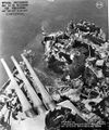 Повреждения от попадания в корму торпедой. Тяжелый крейсер USS Portland.