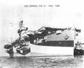 USS Copahee в камуфляжной окраске