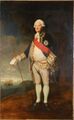 Вице-адмирал сэр Эдвард Хьюз (1720-94). На картине с лентой и звездой ордена.
