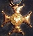 Золотой крест ордена Virtuti Militari №9871. Аверс.