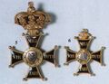 Польский знак отличия за военное достоинство с 2 по 3-ю степени. Аверсы.