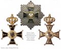 Польский знак отличия за военное достоинство 1 степени. Знак и звезда.
