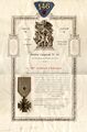 Военный крест образца 1918 г. Объявление благодарности в приказе по полку. 1918 г.