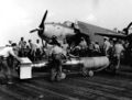 Снаряжение Grumman TBF Avenger на борту авианосца