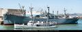 SS Red Oak Victory у причала в мемориальном парке в Ричмонде