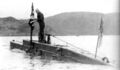 Мини субмарина X24 тоже подняла «Веселый Роджер» после успешной операции. 1944 год