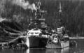 Тяжелый крейсер Admiral Scheer и эсминец Z-28. Тронхейм, лето 1942 г.