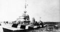 Эсминец Z-37 в трехцветном камуфляже, 1943 г.
