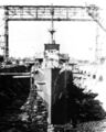Брошенный в доке разукомплектованный эсминец Z-37. Бордо, ноябрь 1944 г.